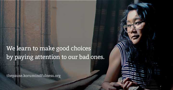 Skillful Action: We learn to make good choices by paying attention to our bad ones.