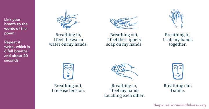 The Koru Mindfulness Handwashing Gatha